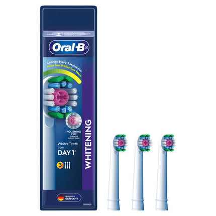 Oral B 3D White 3 Pack Replacement Electric Toothbrush Head