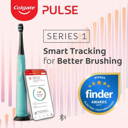 Colgate Pulse Rechargeable Deep Clean Electric Toothbrush, 1 Pack with Refill Head