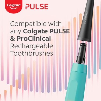 Colgate Pulse Deep Clean Electric Toothbrush Replacement Brush Head Refills, 4 Pack