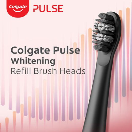 Colgate Pulse Whitening Electric Toothbrush Replacement Brush Head Refills, 4 Pack