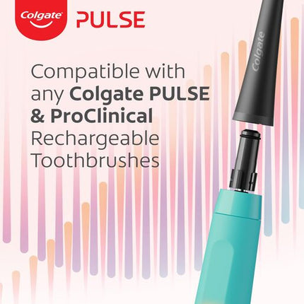 Colgate Pulse Whitening Electric Toothbrush Replacement Brush Head Refills, 4 Pack