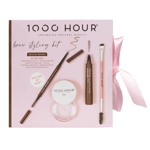 1000 Hour Brow Styling Kit Medium Brown