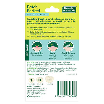 Thursday Plantation Patch Perfect Invisible Acne Control 21s