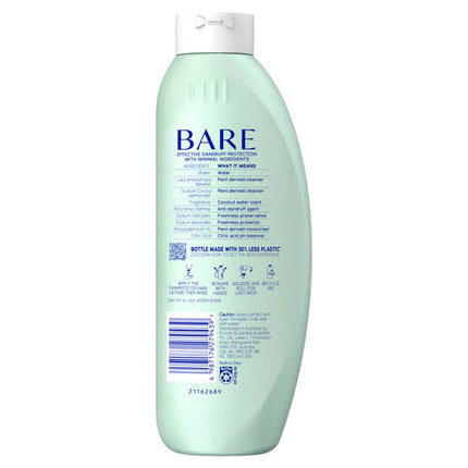 Head & Shoulders BARE Pure Clean Minimal Ingredients Anti Dandruff Shampoo 400ml