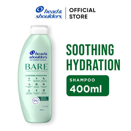 Head & Shoulders BARE Soothing Hydration Minimal Ingredients Anti Dandruff Shampoo 400ml
