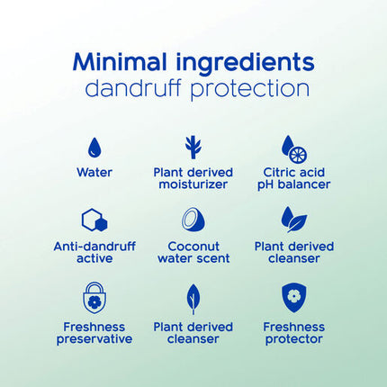 Head & Shoulders BARE Pure Clean Minimal Ingredients Anti Dandruff Shampoo 400ml