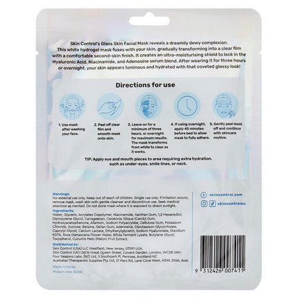 Skin Control Glass Skin Face Mask Hyaluronic Acid