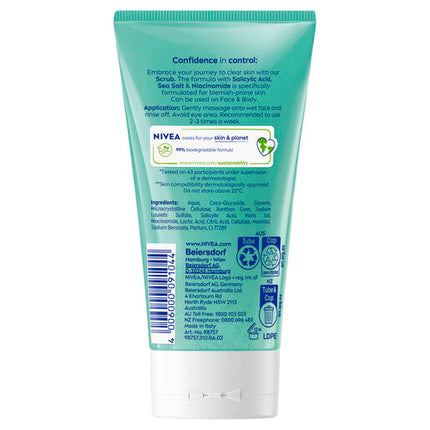 Nivea Derma Skin Clear Scrub 150ml