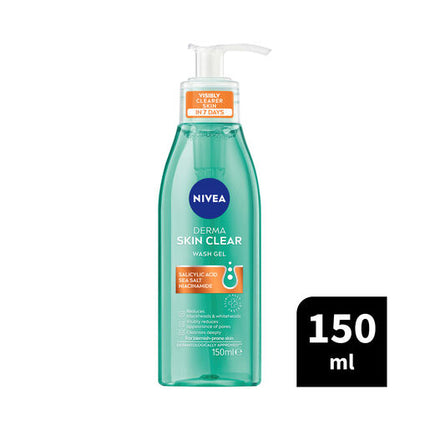 Nivea Derma Skin Clear Wash Gel 150ml