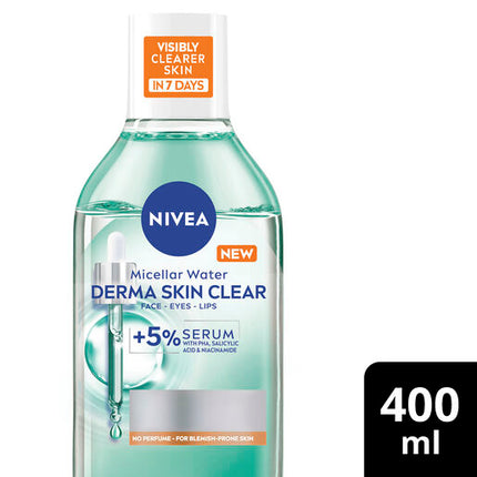 Nivea Micellar Water Derma Skin Clear 400ml