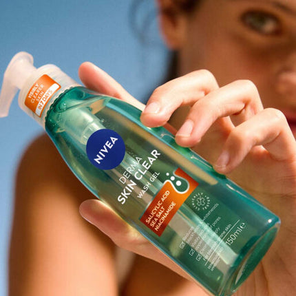 Nivea Derma Skin Clear Wash Gel 150ml