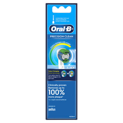 Oral B Precision Clean Replacement Brush Heads 2 Pack