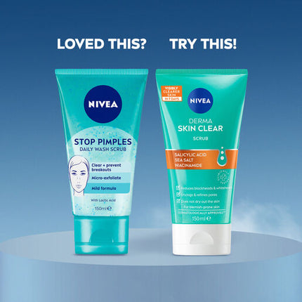 Nivea Derma Skin Clear Scrub 150ml
