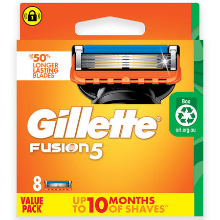 Gillette Fusion5 Razor Blades 8 Cartridges Refills