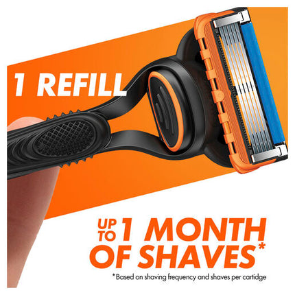 Gillette Fusion Razor Handle + 2 Cartridges