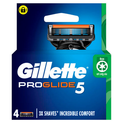 Gillette Proglide Flexball Razor Blades 4 Pack