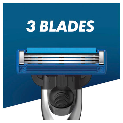 Gillette Mach3 Turbo Razor 1 Handle + 2 Cartridges
