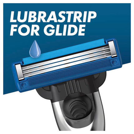 Gillette Mach3 Turbo Razor 1 Handle + 2 Cartridges