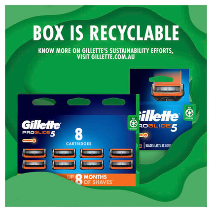 Gillette Fusion Proglide Power Razor + 1 Blade Refills