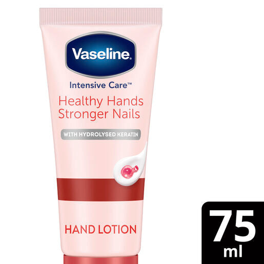 Vaseline Intensive Care Healthy Hands Stronger Nails Hand Cream 75mL