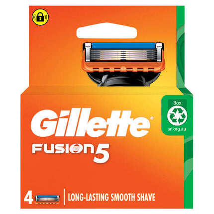 Gillette Fusion Manual Razor Blades 4 Pack
