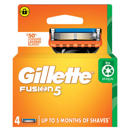 Gillette Fusion Manual Razor Blades 4 Pack