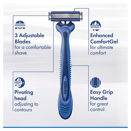 Gillette Sensor 3 Comfort 4 Disposable Razors