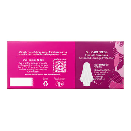 Carefree Flexia Tampons Super 16 Pack