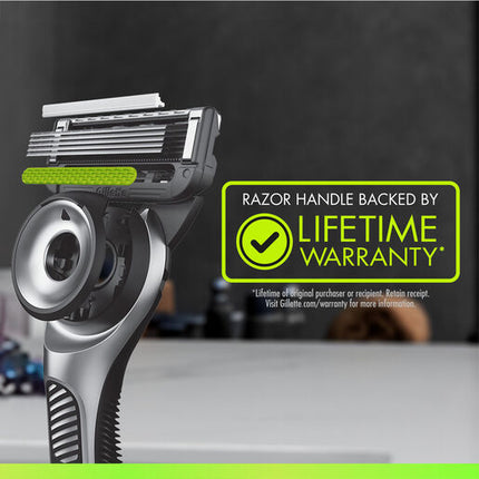 Gillette Labs Exfoliating Razor with Magnetic Stand + 2 Blade Refills