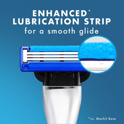 Gillette Mach3 Turbo 3D Replacement Cartridges 4 Pack