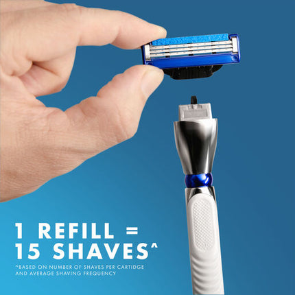 Gillette Mach3 Turbo 3D Replacement Cartridges 4 Pack