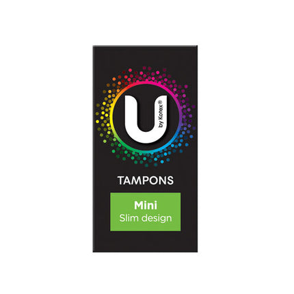 U By Kotex Mini Slim Tampons 16 Pack