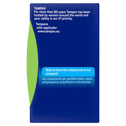 Tampax Pearl Compak Tampons Super 18 Pack