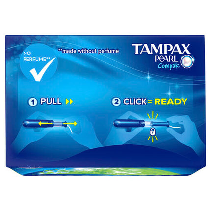 Tampax Pearl Compak Tampons Super 18 Pack
