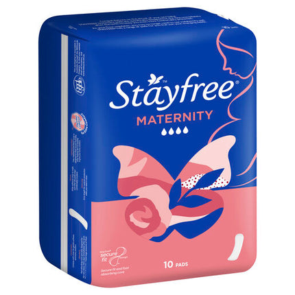 Stayfree Maternity No Wings 10 Pads