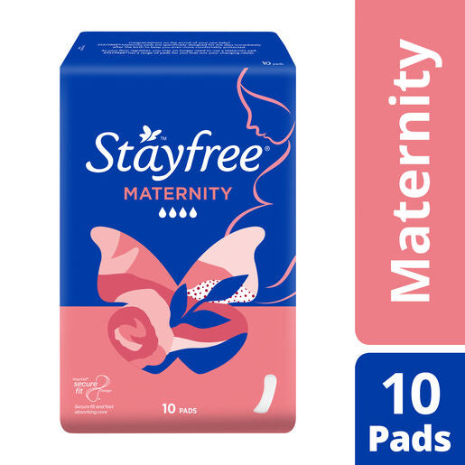 Stayfree Maternity No Wings 10 Pads