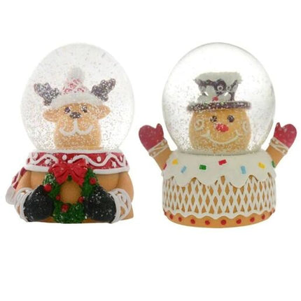 Changing Seasons Gingerbread Musical Waterball