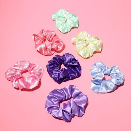 Tilly Satin Scrunchie Collection - 7Pc