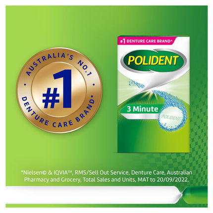 Polident 3 Minute Daily Cleanser 36 Tablets