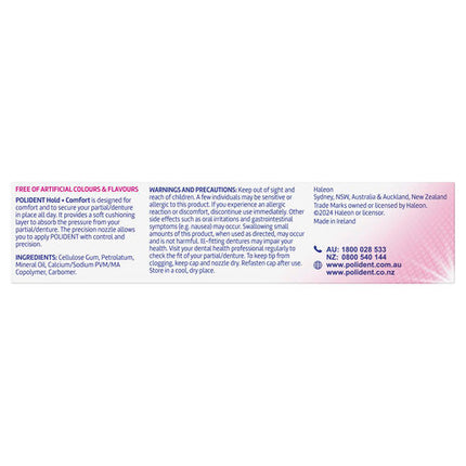 Polident Max Hold + Comfort Adhesive Cream 40g
