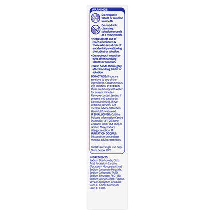 Polident Whitening Daily Cleanser 36 Tablets