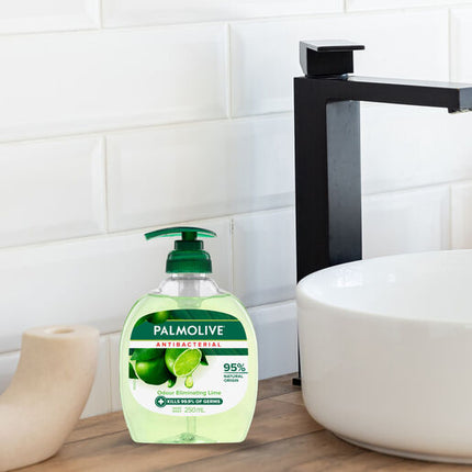 Palmolive Antibacterial Odour Neutralising Liquid Hand Wash Lime Pump 250mL