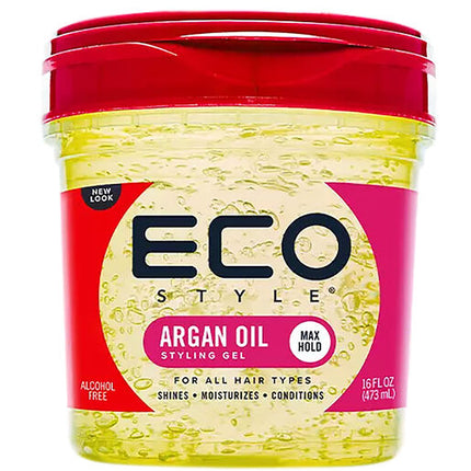 Eco Style Professional Styling Gel Argan Oil Max Hold 473ml