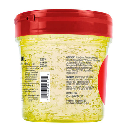 Eco Style Professional Styling Gel Argan Oil Max Hold 473ml