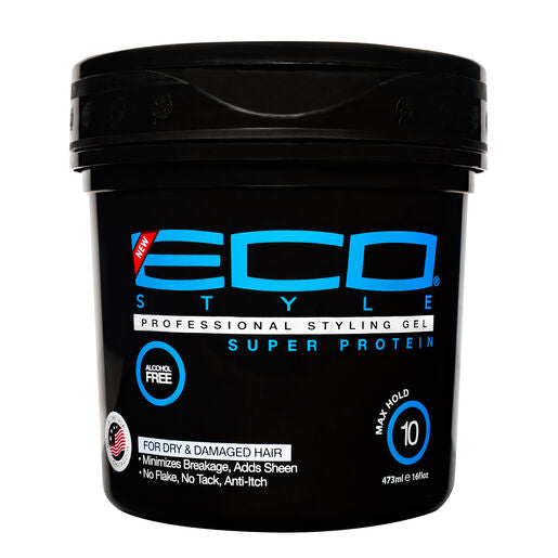Eco Style Professional Styling Gel Super Protein Black 473ml