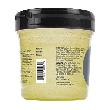 Eco Style Professional Styling Gel Black Castor & Flaxseed Oil Max Hold 473ml