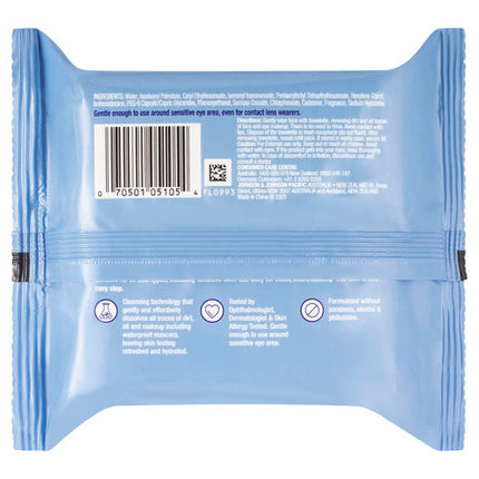 Neutrogena Makeup Remover Cleansing Towelettes Refill 25 Pack