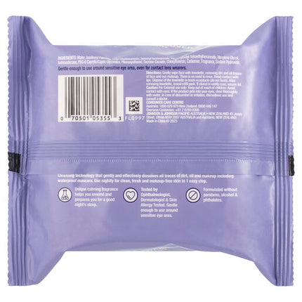 Neutrogena Night Calming Makeup Remover Cleansing Wipes 25 Pack
