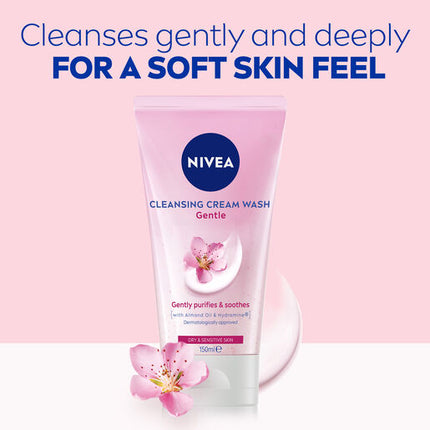 Nivea Daily Essentials Gentle Cleansing Cream Wash 150mL