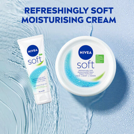 Nivea Soft Moisturising Cream with Vitamin E & Jojoba Oil 200mL